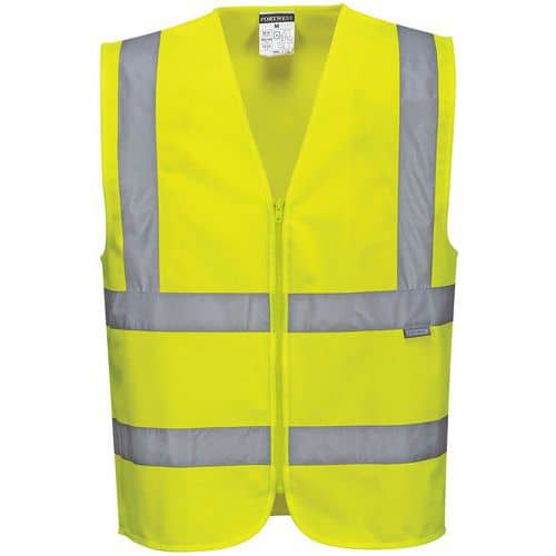 Gilet con zip giallo ad alta visibilità - Portwest