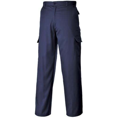 Pantaloni da combattimento blu navy con fattore  - Portwest