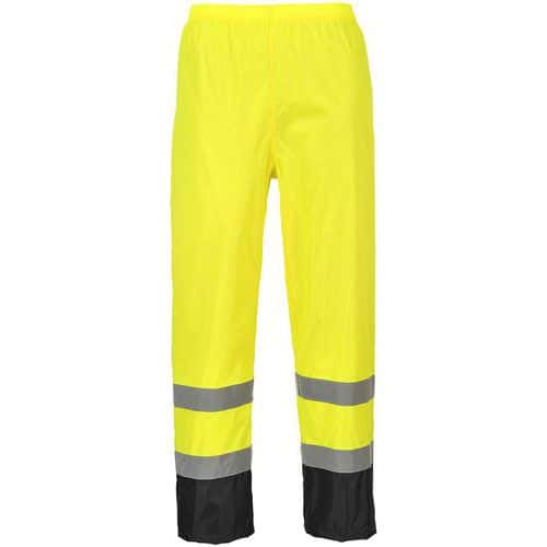 Pantaloni da pioggia ad alta visibilità giallo/nero - Portwest