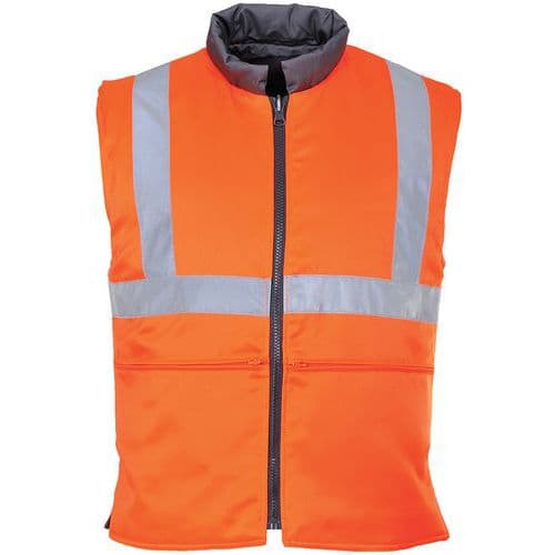 Gilet antifreddo RIS reversibile arancione - Portwest