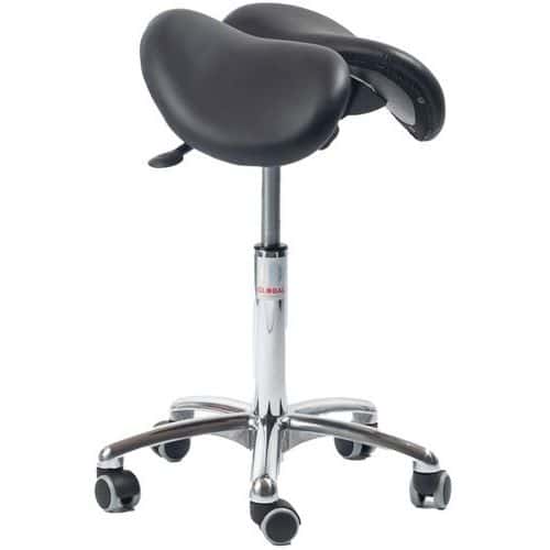 Sella Echo in pelle in 2 pezzi - Media - Seduta Global Professional Seating