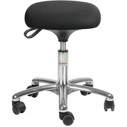 Sgabello Tetra, Tessuto 3D - Basso - Global Professional Seating