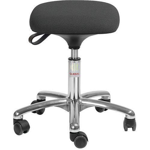 Sgabello Tetra Cura - Tessuto - Basso - Global Professional Seating