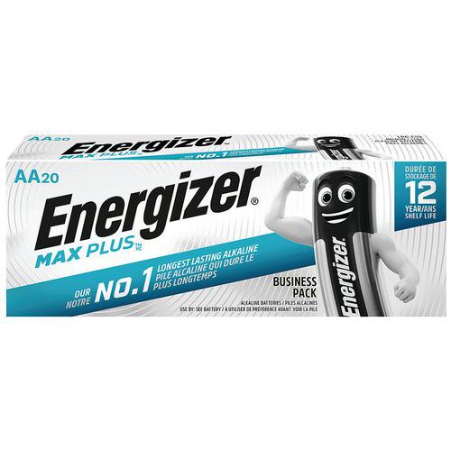 Pila alcalina Max Plus AA/LR6 - Lotto da 20 - Energizer