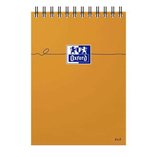 Blocco arancione a rilegatura integrale 160 pagine Q5/5 - 105x148 - Oxford