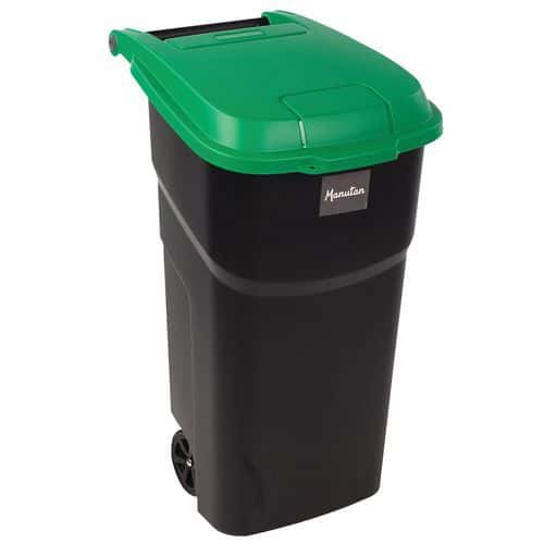 Contenitore con coperchio verde 100L – Manutan Expert