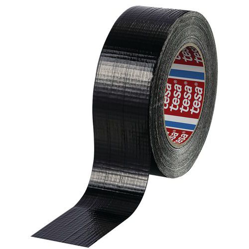 Adesivo in tela americana economico 4613 - Nero - 50 m x 48 mm - tesa