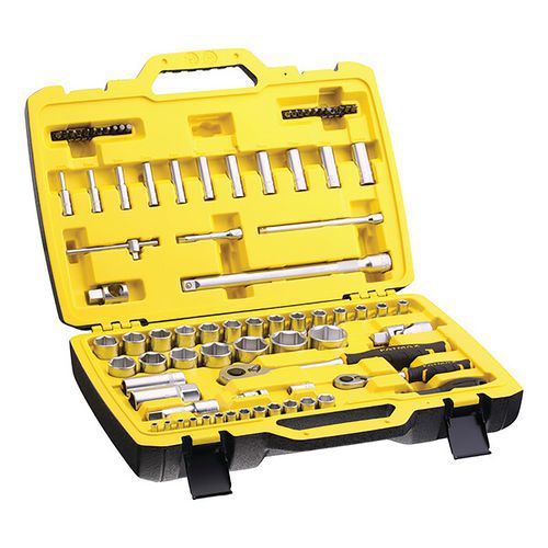 Valigetta per utensili 1/4 + 1/2 Fatmax 81 pz - Stanley