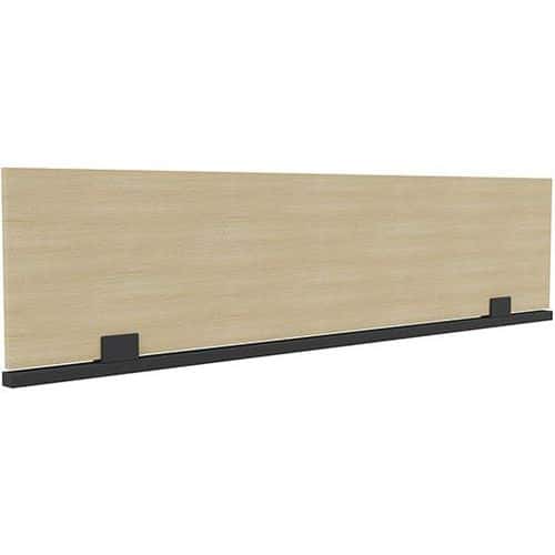 Pannello di fondo rovere/antracite per scrivania bench X4