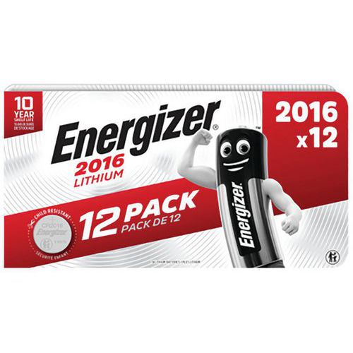 Blister da 12 pile a bottone - Al litio - Energizer