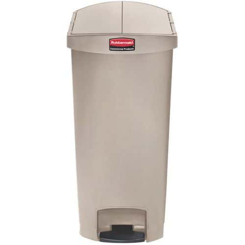 Pattumiera in plastica Step On - 68L - Beige - Rubbermaid