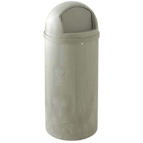 Pattumiera Marshall a cupola - 95 L - Beige - Rubbermaid