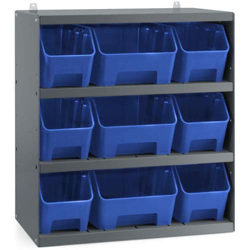 Rack 9 contenitori RK Box Air - 496x304x546 mm - Fami