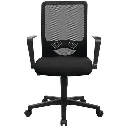 Siège de bureau ergonomique noir Eurostar 100 