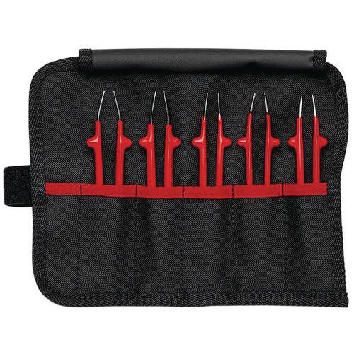 Set di 5 pinzette di precisione isolate 1000 V - Knipex