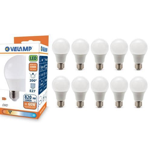 Lampadina a led standard A60 E27 - Velamp