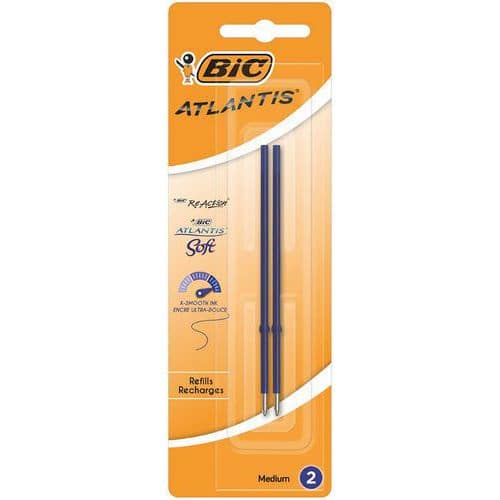 Ricarica Bic Atlantis Soft - Confezione da 2 - Bic