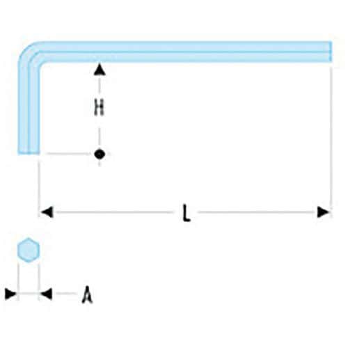 Chiave maschio corta - Facom