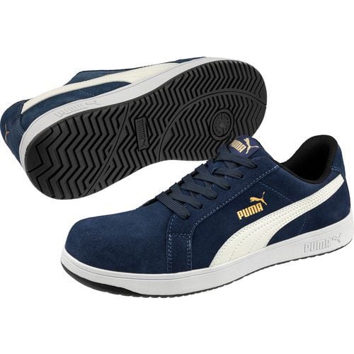 Calzature anti-infortunistiche basse ICONIC SUEDE NAVY S1PL ESD FO SR - Puma