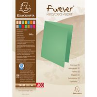 Confezione da 100 cartellette forever® 250 100% riciclate - 24 x 32 cm